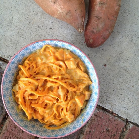 Sweet Potato Mac & Cheese