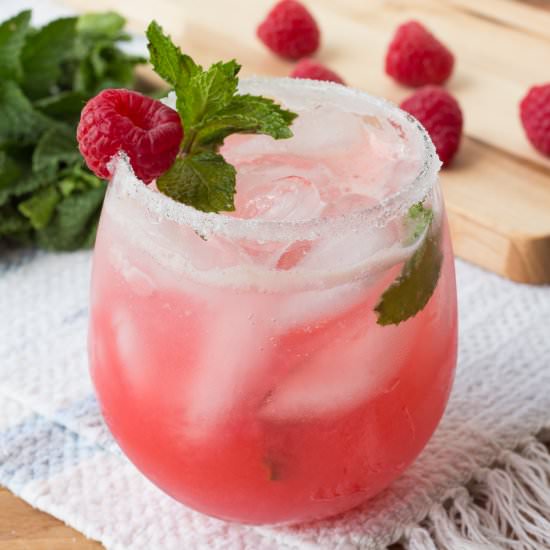 Sparkling Raspberry Lemonade