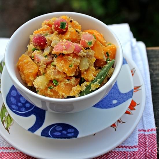 Creamy Bengali Radish Medley