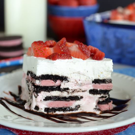 Berry Oreo Icebox Cake