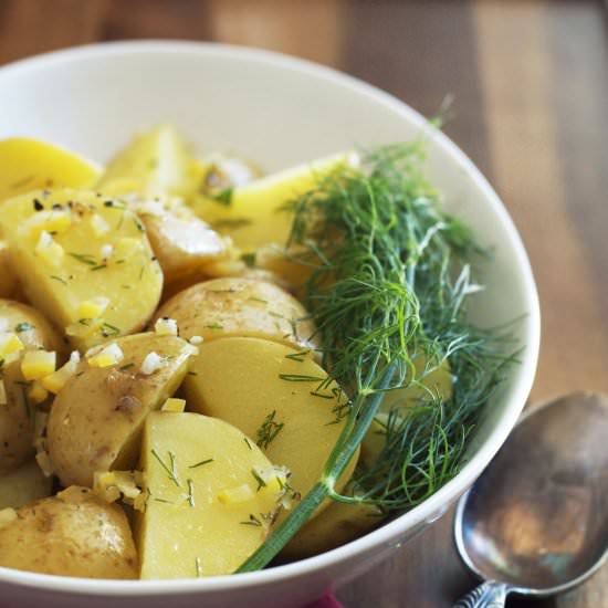 Potato Salad with Preserved Lemons