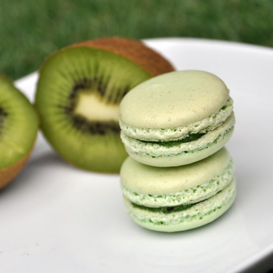 Kiwi Macarons