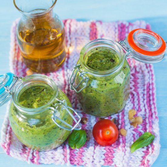 Basil Arugula Pesto