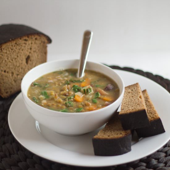 Pressure Cooker Lentil Soup