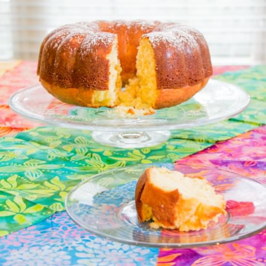 Pineapple Macadamia Nut Bundt