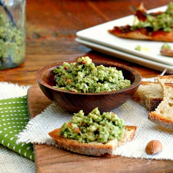 Green Olive and Almond Tapenade