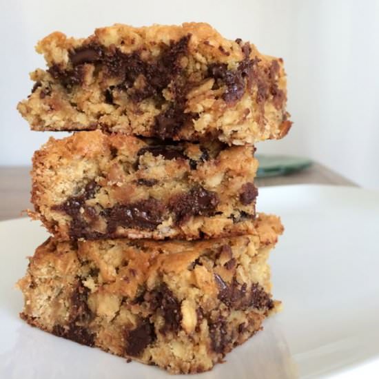 Gluten Free Chocolate Oat Bars