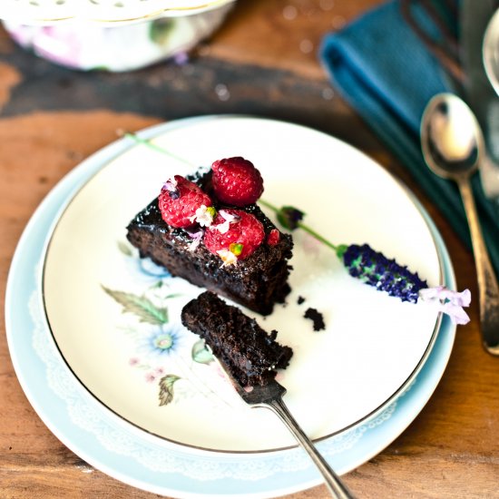 Kombucha Spiked Chocolate Mud Cake