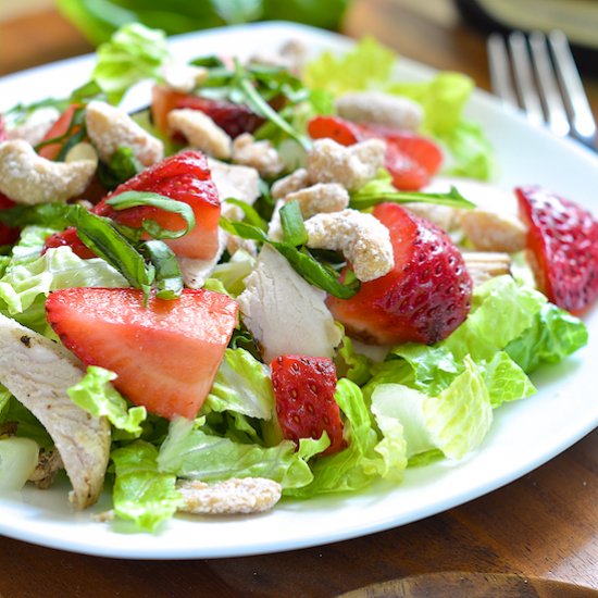 Strawberry Thai Chicken Salad