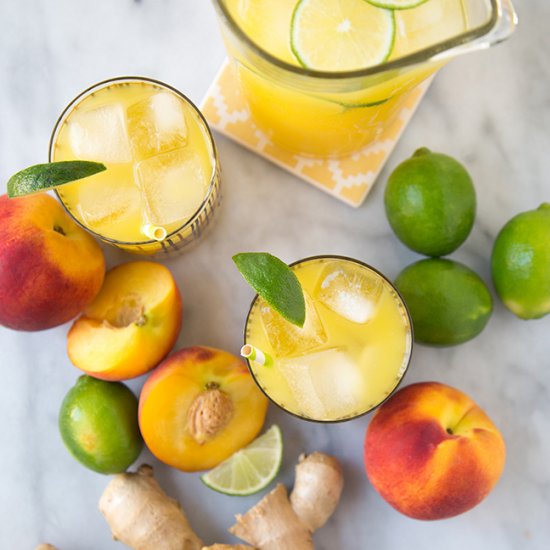 Ginger Peach Limeade