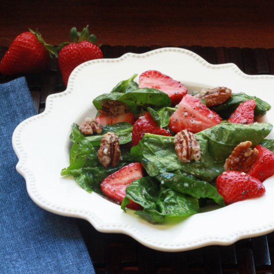 Strawberry Spinach Salad