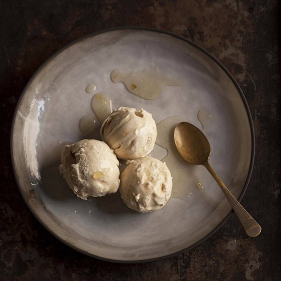 Ginger miso ice cream