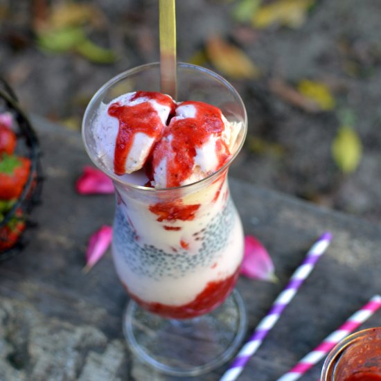 Strawberry Falooda