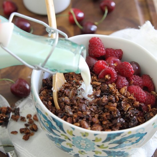 Tart Cherry Chocolate Granola