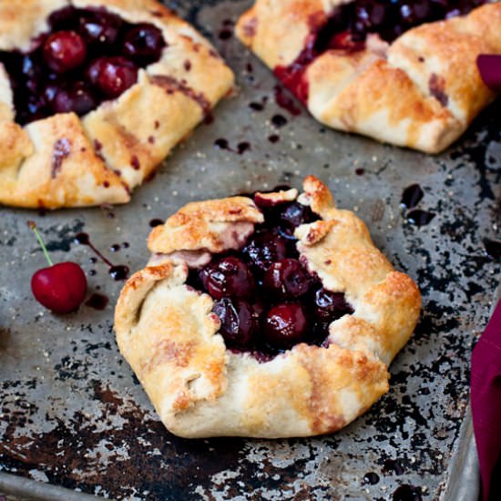 Drunken Cherry Galettes