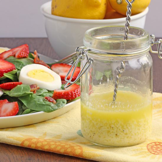 Lemon Parmesan Salad Dressing