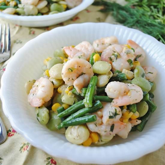 Summer Shrimp Succotash