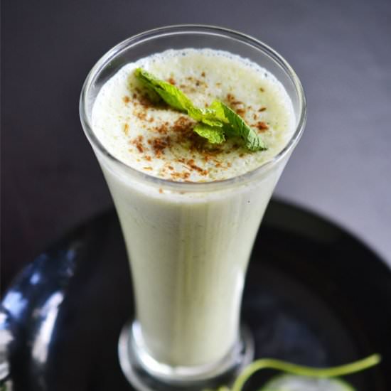 Salted Cucumber Lassi (Smoothie)