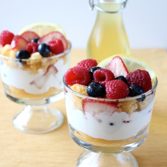 Limoncello Berry Mini Trifle