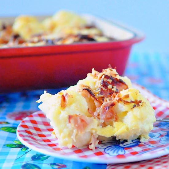 Cauliflower Bacon Gratin