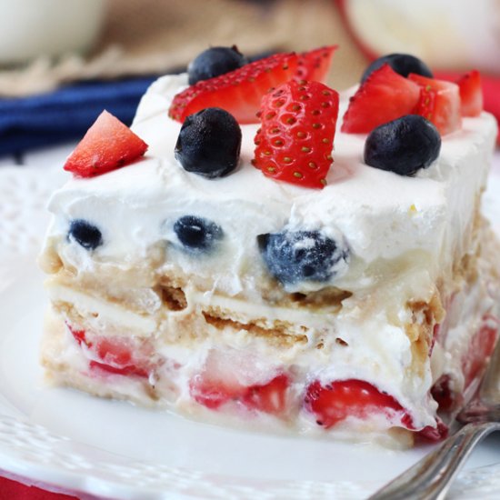 Berry Cheesecake Icebox Cake