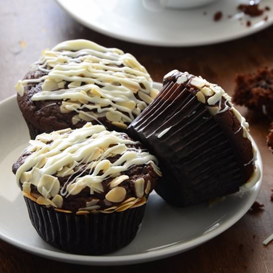 Double Dark Chocolate Muffins