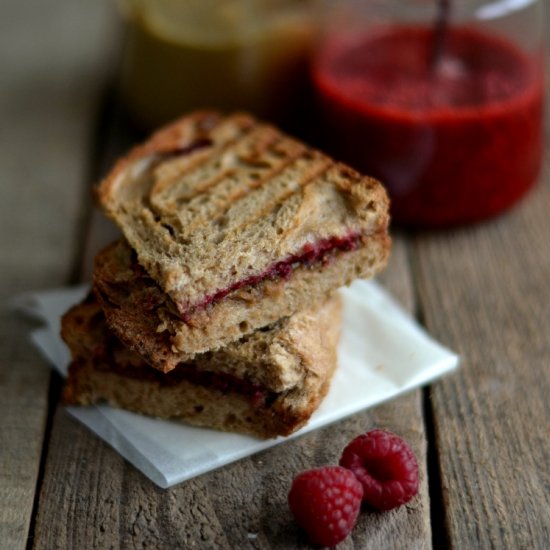 Chia Jam Sunflower Seed Sandwich