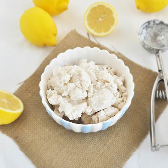 Lemon Coconut Ice Cream