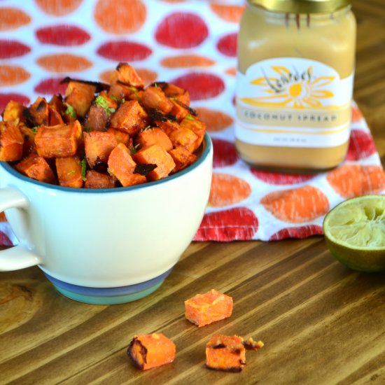 Coconut Roasted Sweet Potatoes