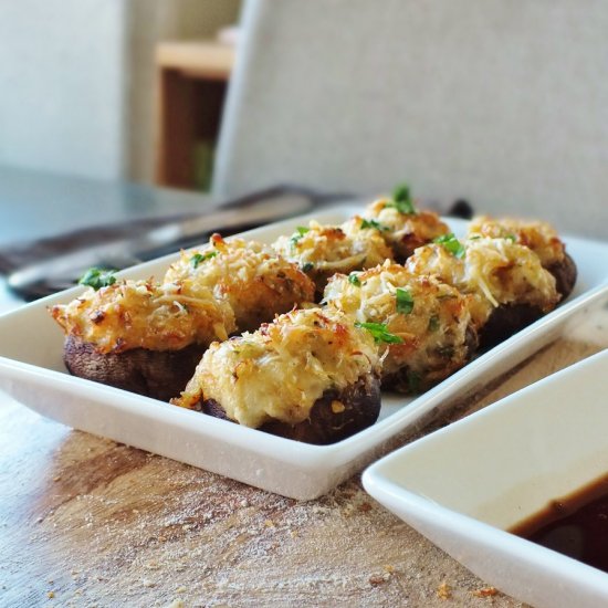 Dungeness Crab Stuffed Mushrooms