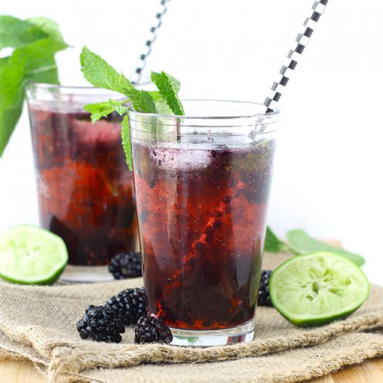 Sugar-Free Blackberry Mojito