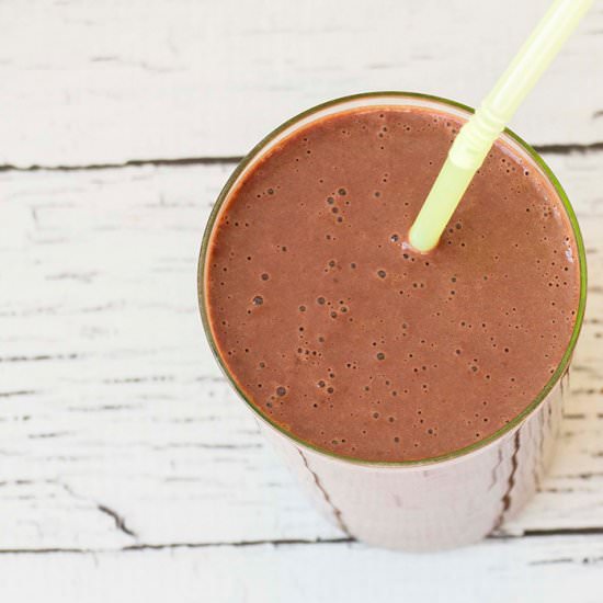 Double Chocolate Banana Smoothie