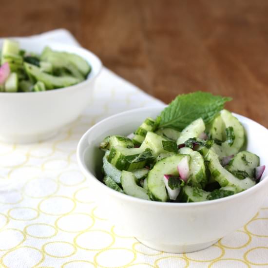 Cucumber Mint Salad