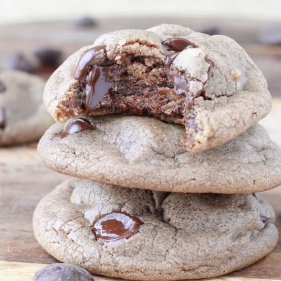 Nutella Chocolate Chip Cookies