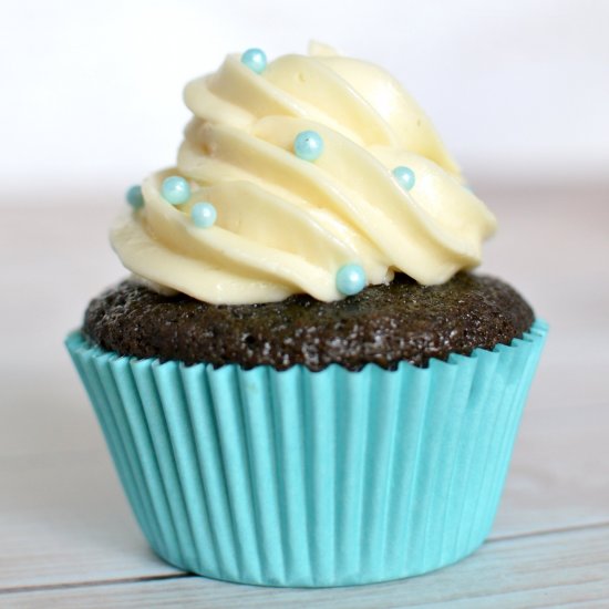 Blue Velvet Cupcakes & Buttercream