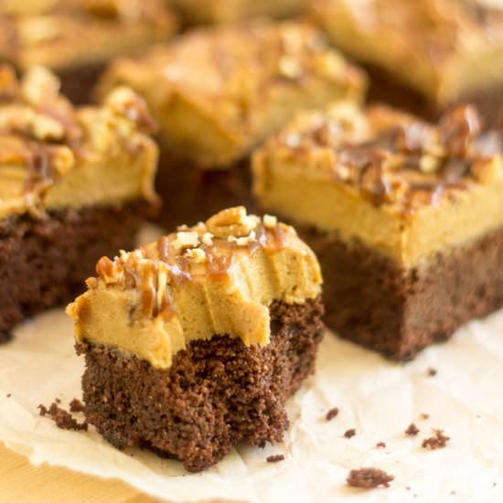 Paleo Salted Caramel Brownies