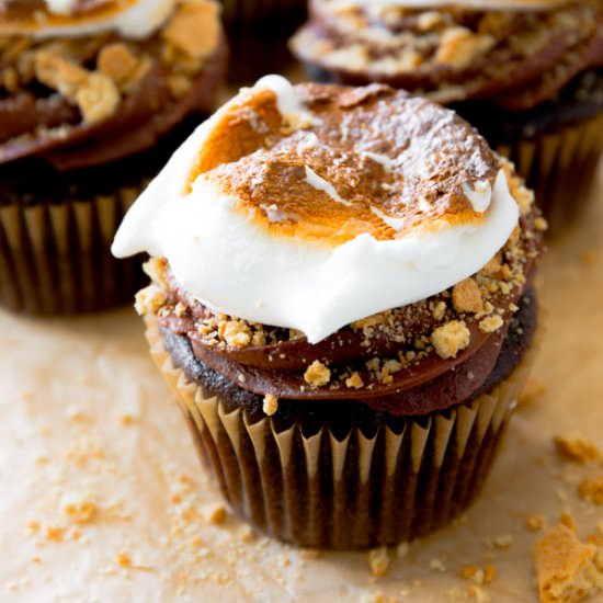 S’mores Cupcakes