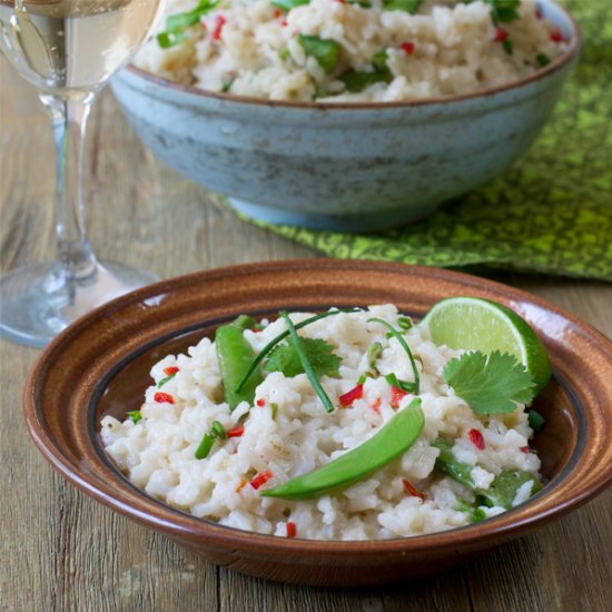 Asian Oven Baked Risotto