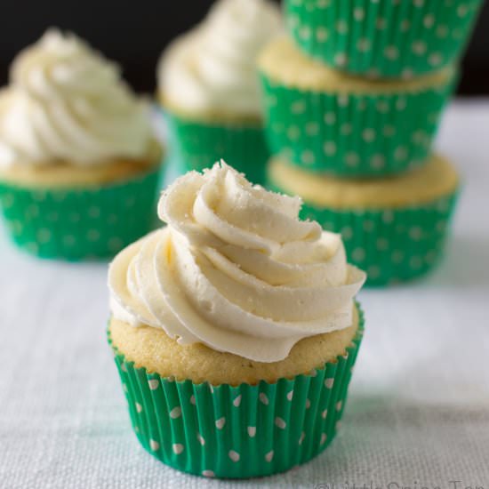 Perfect Vanilla Bean Cupcakes