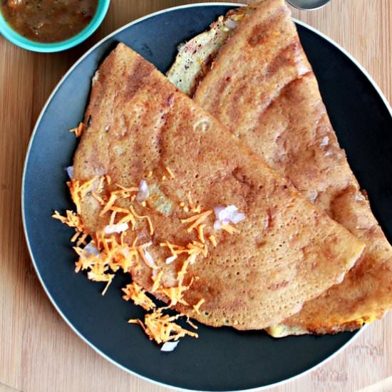 Carrot And Onion Crepes