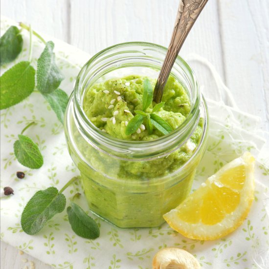 Raw Zucchini Pesto