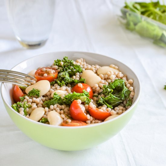 Giant Whole Wheat Couscous Salad