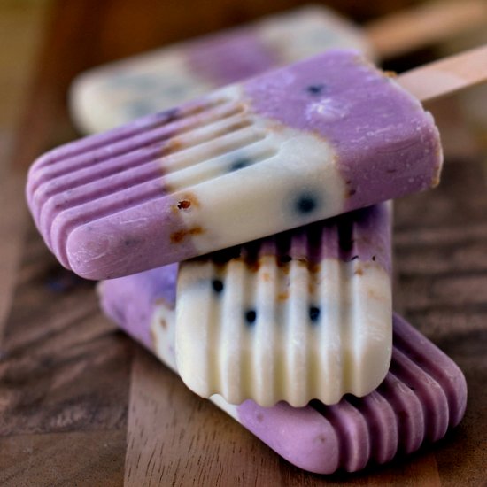 Blueberry Breakfast Parfait Pops