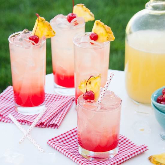 Cherry Pineapple Lemonade