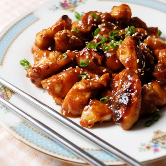 Soy-Garlic Korean Chicken