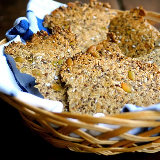 Crispbread with Flaxseed Meal