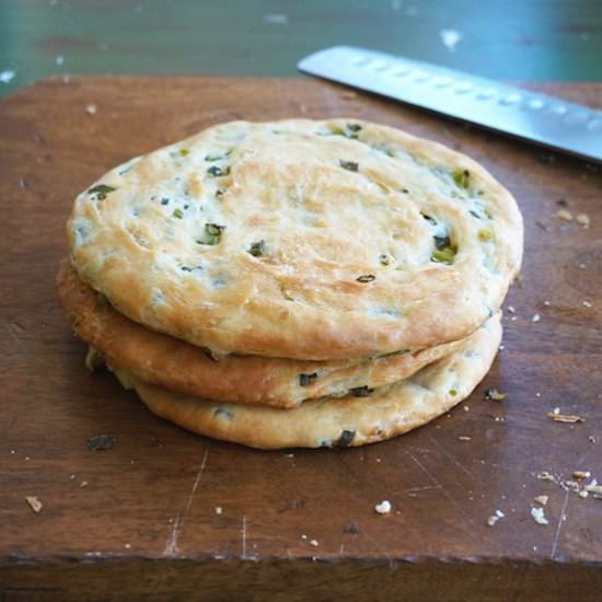 Baked Green Onion/Scallion Pancakes