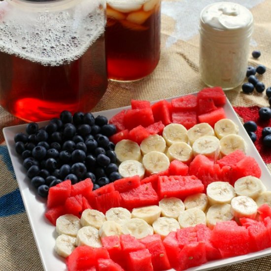 4th of July Fruit Dip