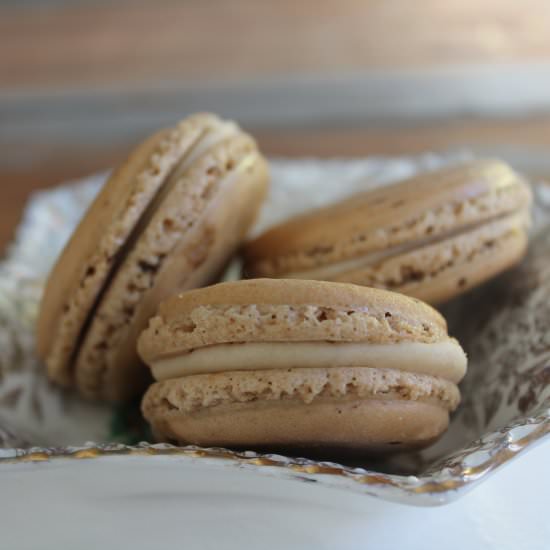 Coffee and Kahlua Macarons