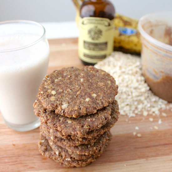 Almond Butter Banana Cookies